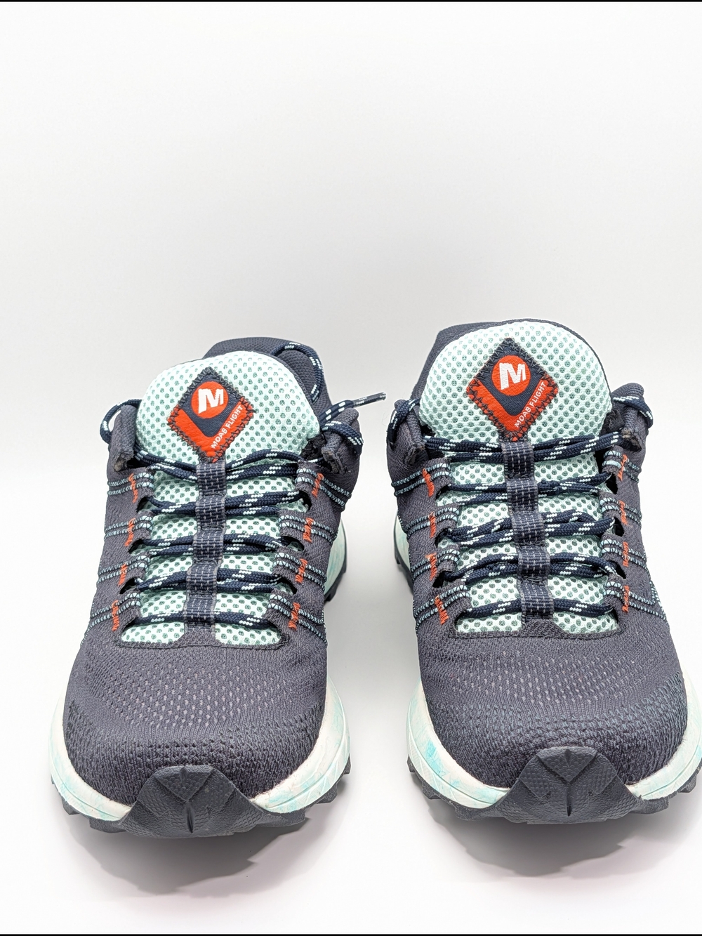 Merrell Women's Trail Running Shoes in Navy and Mint